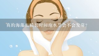 真的海藻面膜长时间泡水里会不会发芽？