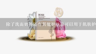 除了洗面奶外还有其他护肤品可以用于肌肤护理吗